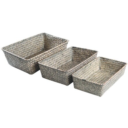 Image of Set Cestos Seagrass Marrón 000704401611