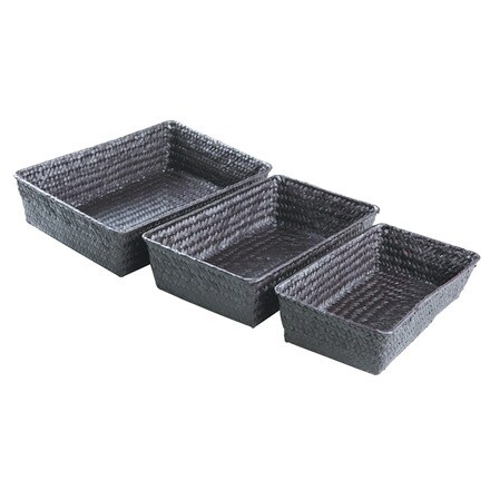 Image of Set Cestos Seagrass Chocolate 000704401629