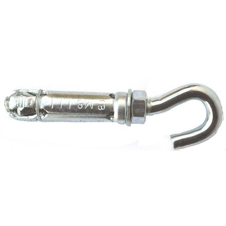 Image of 2 Tacos Metal Con Gancho Acero 001008004895