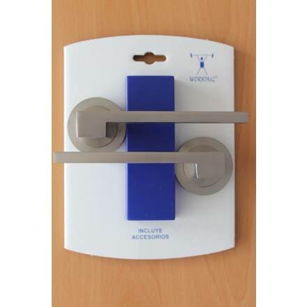 Image of Juego Manilla Con Roseta Niquel Mate 001003002597