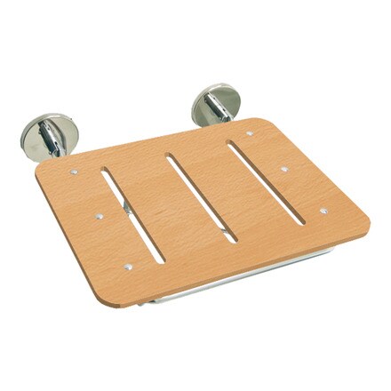 Image of Asiento Ducha Acero+madera 000704800465
