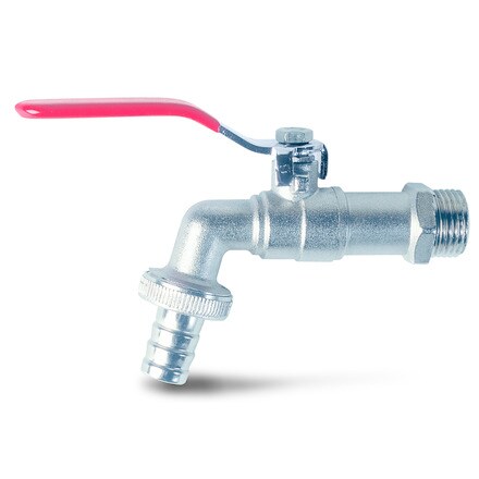 Image of Grifo Esfera Manguera Laton Cromado 1´´ 000800800039