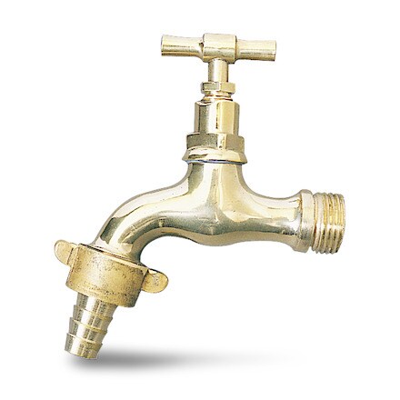 Image of Grifo Curvo Manguera Laton Pulido 3/4´´ 000800800385