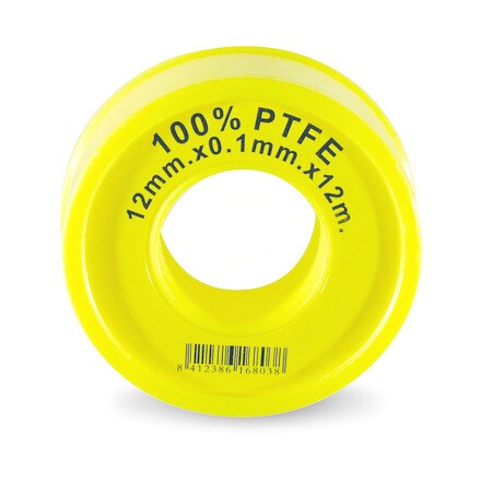 Image of Cinta Teflon 12 Mm X 12 M X 0,1 Mm 000801300435