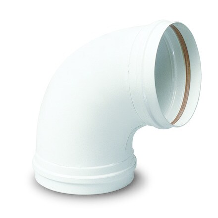 Image of Codo De 87º Aluminio Blanco De 125 Mm 000805000320