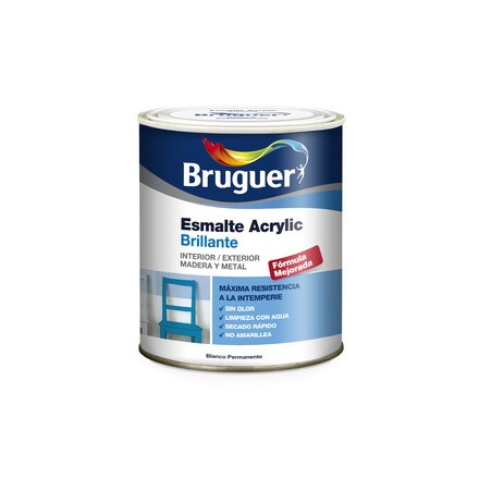 Image of Esmalte Acrylic Brillante Bruguer 001142001229