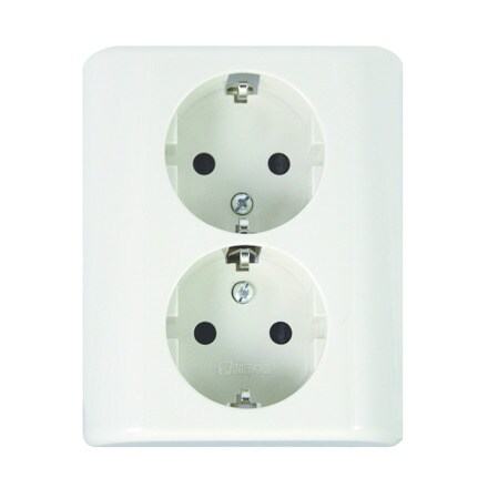 Image of Doble Base Monobloc Empotrar Blanco 000301014825