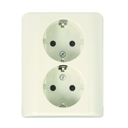 Image of Doble Base Monobloc Emp Mf Simon Brico 000301014841