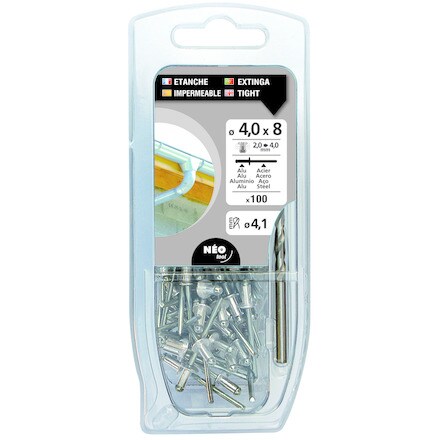 Image of 50 Remaches Estancos Alu/acero 000401002647