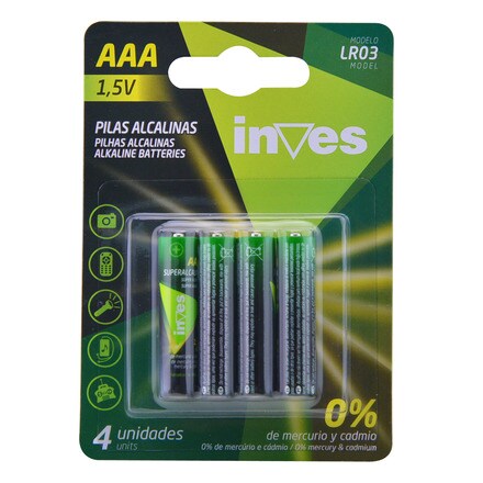 Image of Pila Aaa Lr03 1,5 V (x4) 000318503349