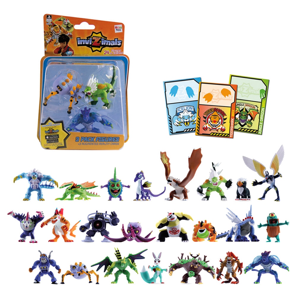 Pack 3 figuras Invizimals IMC Toys · Juguetes · El Corte Inglés