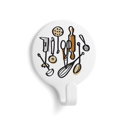 Image of Colgador Adhesivo Circular Decorado 001005909153