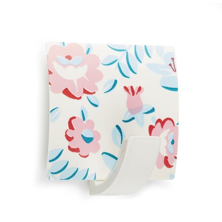 Image of Colgador Adhesivo Cuadrado Floral 001005909385