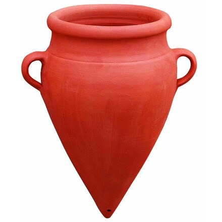 Image of Maceta Ánfora Pico Pared De Barro Rojo 000928000421