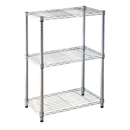 Image of Estantería Cromo Regulable 3 Baldas 001404401430