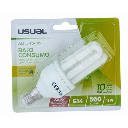Image of Bombilla Bajo Consumo Luz Cálida 001301011779