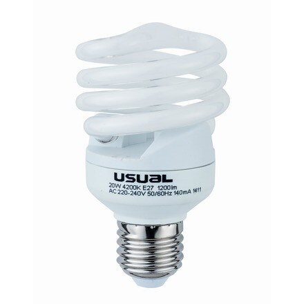 Image of Bombilla Bajo Consumo Espiral Luz Neutra 001301011803