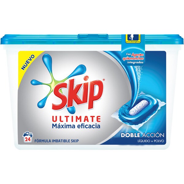 SKIP Ultimate double action washing machine liquid detergent with stain