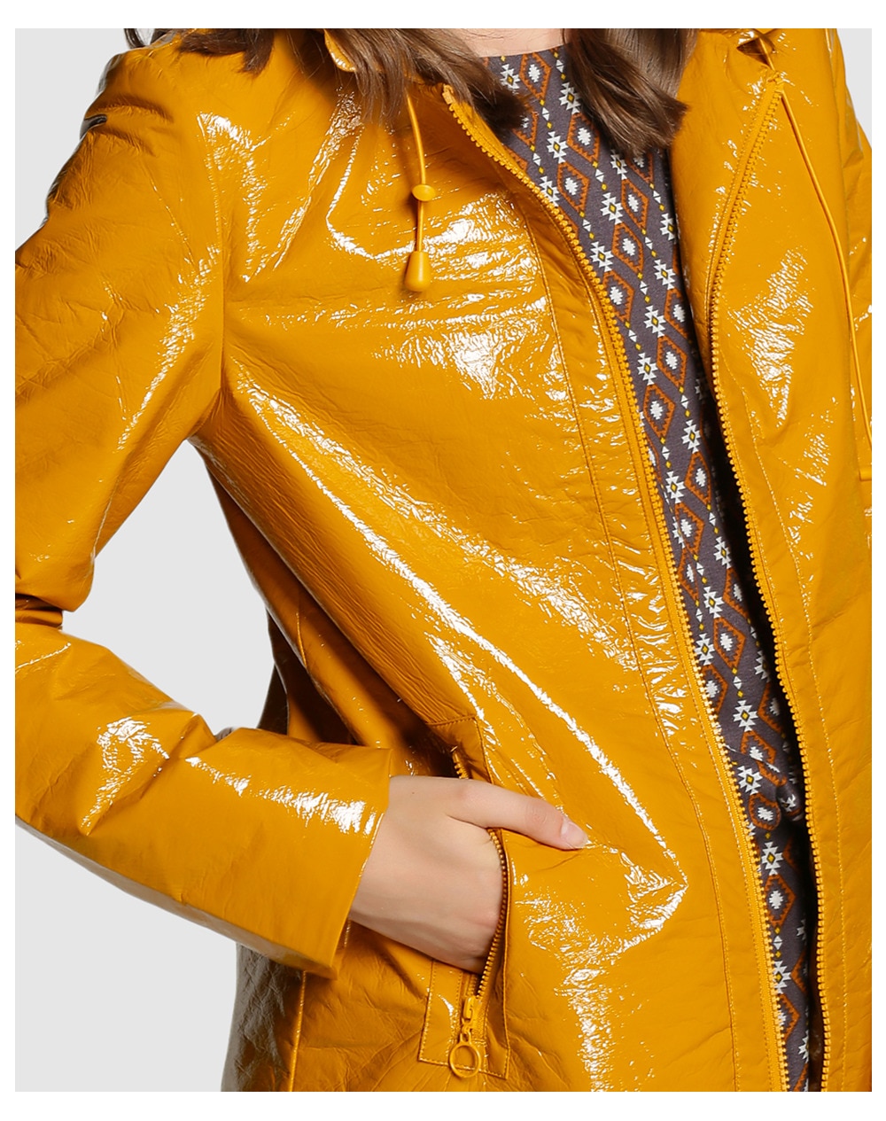 Easy Wear Girls Mustard Hooded Raincoat Jacket Coat Top Waterproof eBay