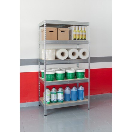 Image of Estantería Metal + Madera 001400101265