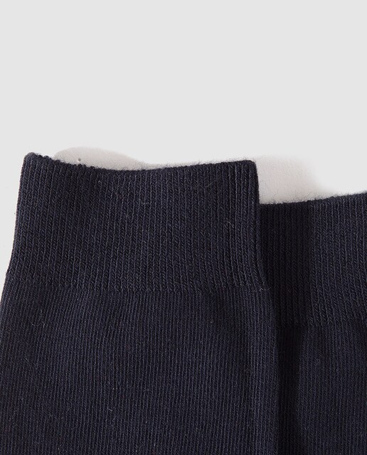 Calcetines lisos de niño Cotton Juice en azul marino Calcetines lisos de niño Cotton Juice en azul marino