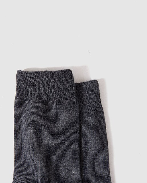 Calcetines lisos de niño Cotton Juice en gris Calcetines lisos de niño Cotton Juice en gris