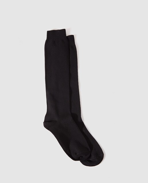 Calcetines lisos de niño Cotton Juice en negro Calcetines lisos de niño Cotton Juice en negro