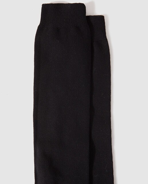 Calcetines lisos de niño Cotton Juice en negro Calcetines lisos de niño Cotton Juice en negro