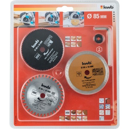 Image of Kit De Mini Hojas Para Sierra Circular 000410001671