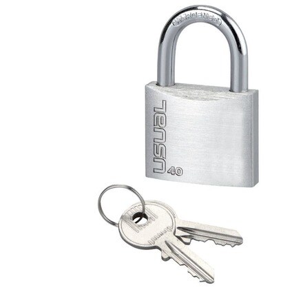 Image of Candado Alu 40- Arc Ac. 2 Ll 001000304251