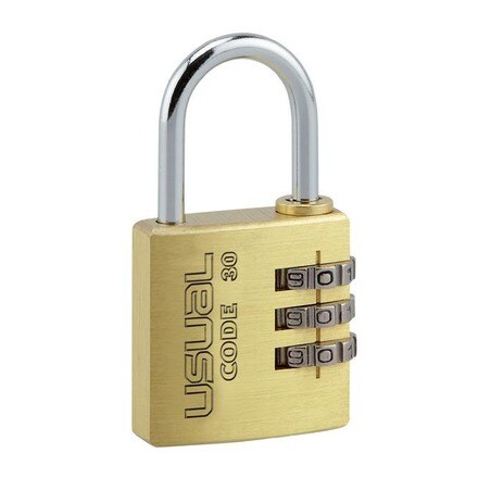 Image of Candado Combi Latón 30-arc.ac 001000304269