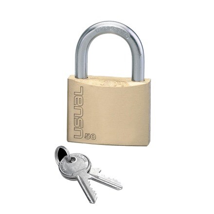 Image of Candado Latón 50- Arc.ac. 2 Ll 001000304277