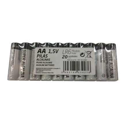 Image of Pila Alcalina Aa Lr06 (x20) 000318503927