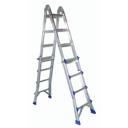 Image of Escalera Articulada Telescópica Aluminio 001010000428