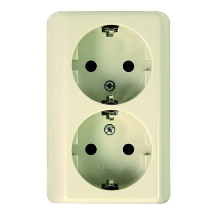 Image of Doble Base Monobloc Sup Mf Simon Brico 000302002365