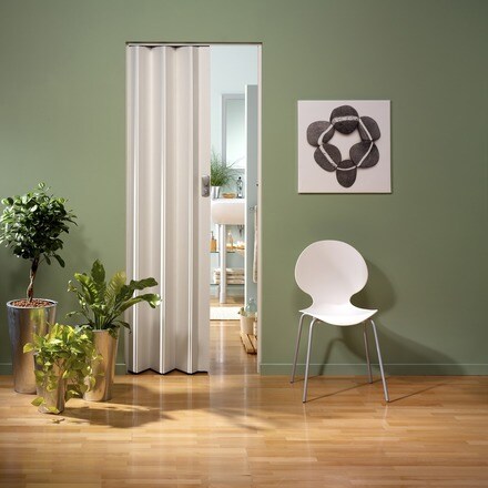 Image of Puerta Plegable Pvc Spacy Roble Blanco 000200100618