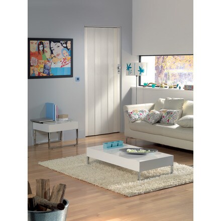 Image of Puerta Plegable Pvc Axia Madera Blanca 000200113272