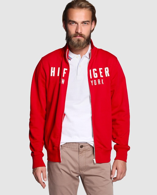 Chaqueta deportiva de hombre Tommy Hilfiger roja · Tommy Hilfiger