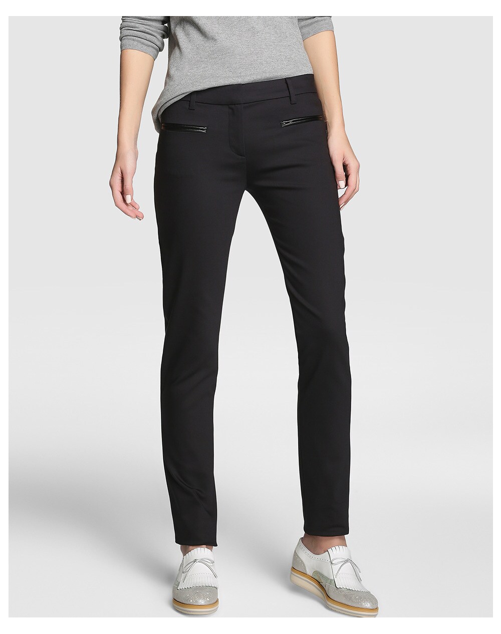 Tommy Hilfiger women's black skinny trousers, Black. thumbnail