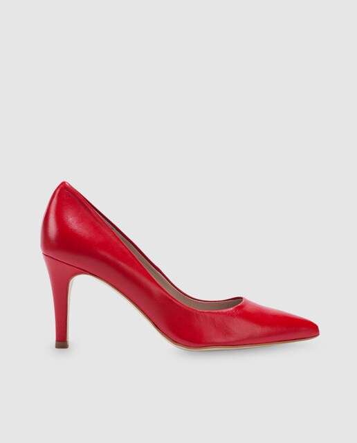 Zapatos De Sal N De Mujer Gloria Ortiz De Piel Rojos Gloria Ortiz