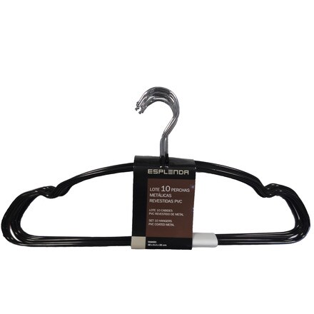 Image of Percha De Metal Y Pvc (x10) 001503304246