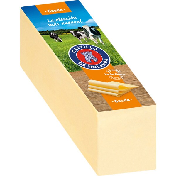 Comprar Queso Gouda De Vaca Elaborado Con Leche Pasteurizada En Barra