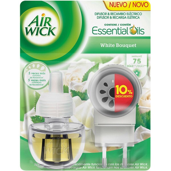 ambientador eléctrico White Bouquet aparato recambio AIR WICK