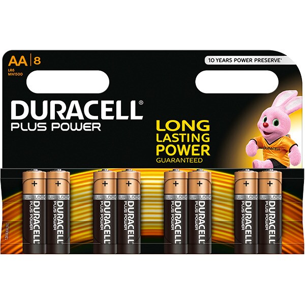 Plus Power Pila Alcalina Aa Lr Mn Blister Unidades Duracell