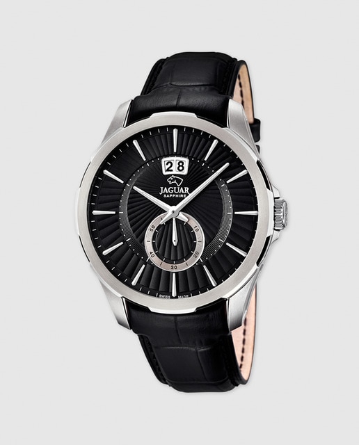 reloj jaguar negro