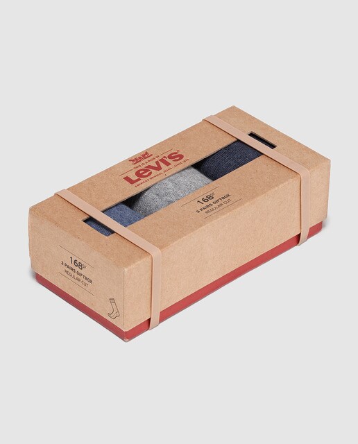 Ver imagen de origen Resultado de imagen de estuche 3 pares de calcetines levis corte ingles
