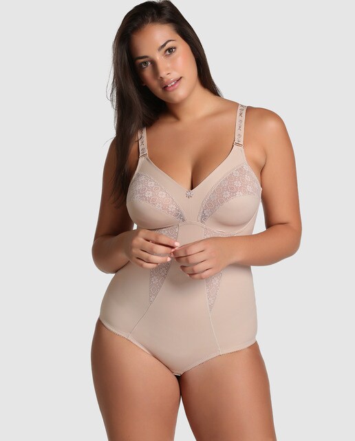 Body redutor de mulher Naturana forrado