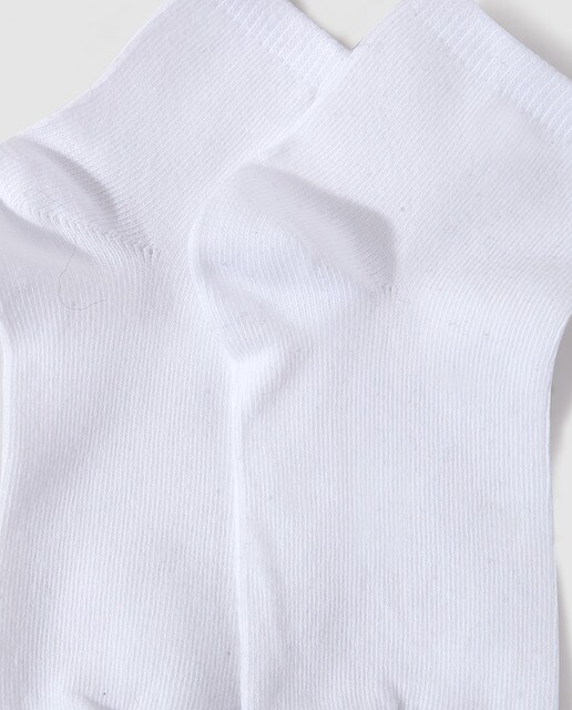 Calcetines infantiles Cotton Juice en blanco tobilleros Calcetines infantiles Cotton Juice en blanco tobilleros