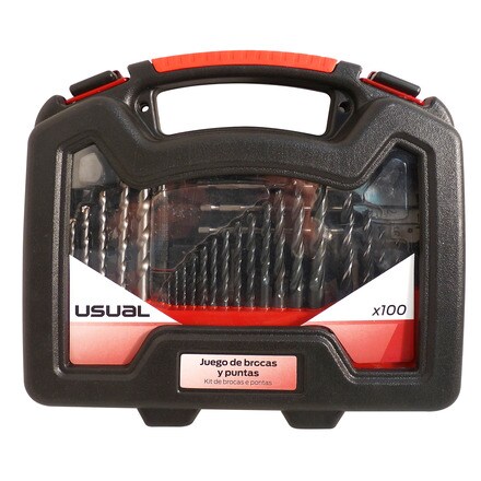 Image of Maletin 100 Pcs Brocas Y Puntas Pro 000409009628
