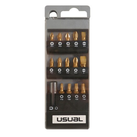 Image of Juego De Puntas De Atornillar Titanium 000409009727